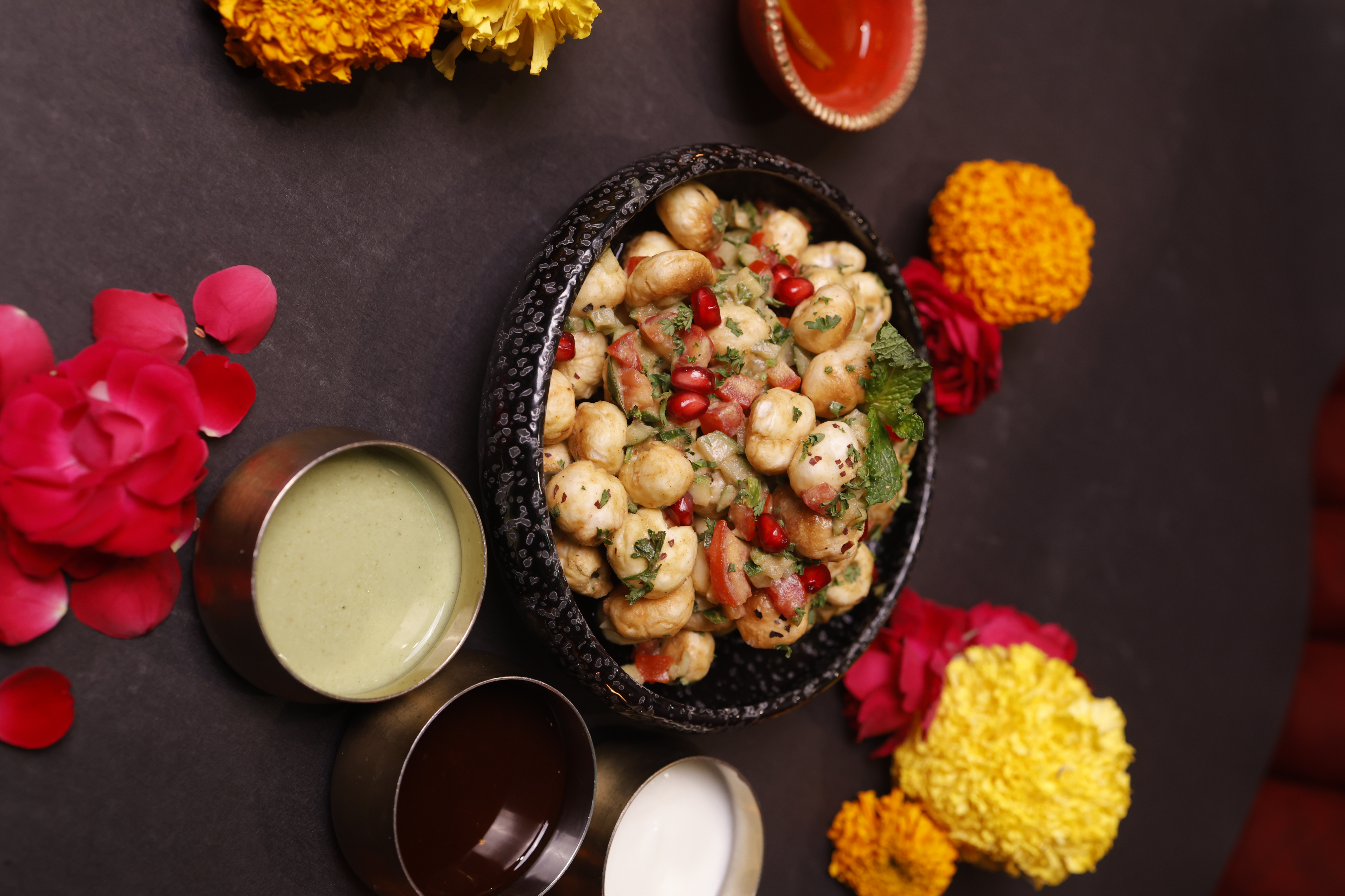 Roasted Foxnut Chaat